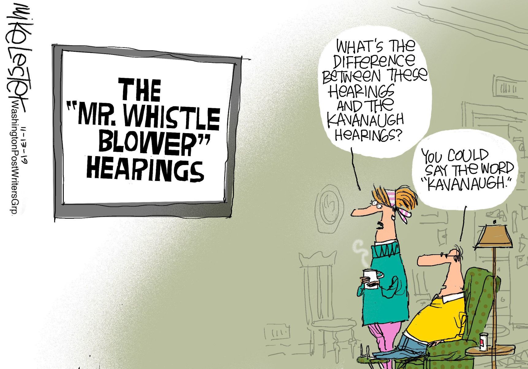 Mike Lester cartoon